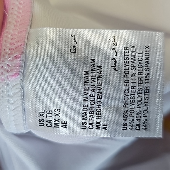 5/25 ❤️ Id Ideology Colorblocked Fitted Tank Top White Colorful Stripes - Picture 6 of 6